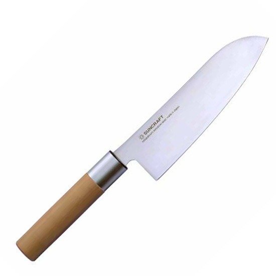 Suncraft Nóż kuchenny SENZO JAPANESE Santoku 167 mm [WA-04] uniwersalny 3688