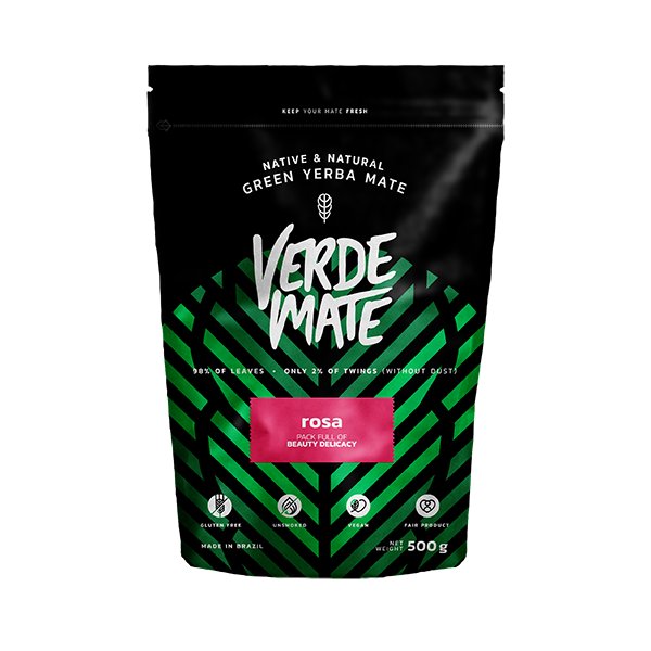 Mate Green Verde Mate Yerba Verde Rosa 0,5kg 4079-uniw