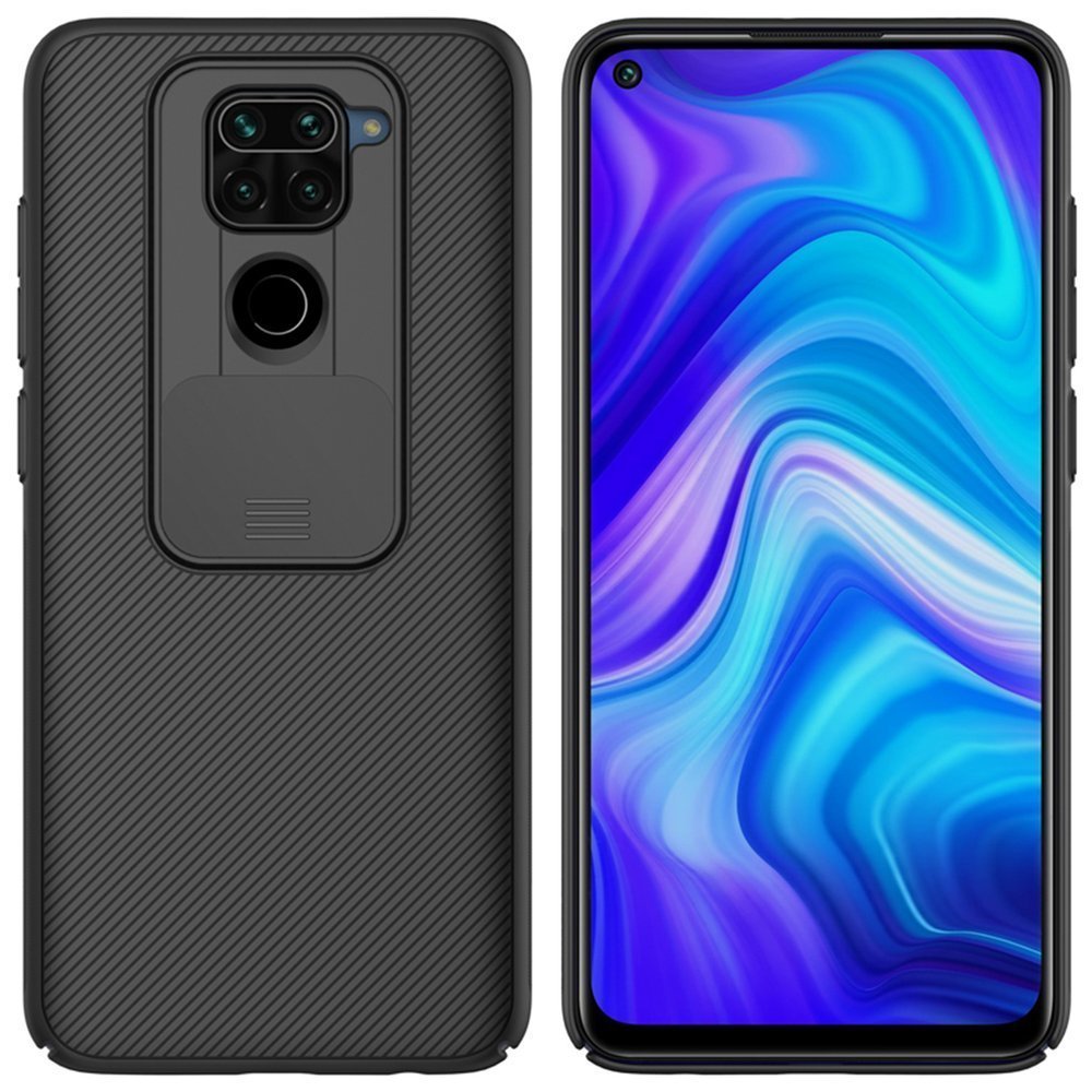 Nillkin CamShield Case etui pokrowiec osłona na aparat kamerę Xiaomi Redmi 10X 4G / Xiaomi Redmi Note 9 czarny