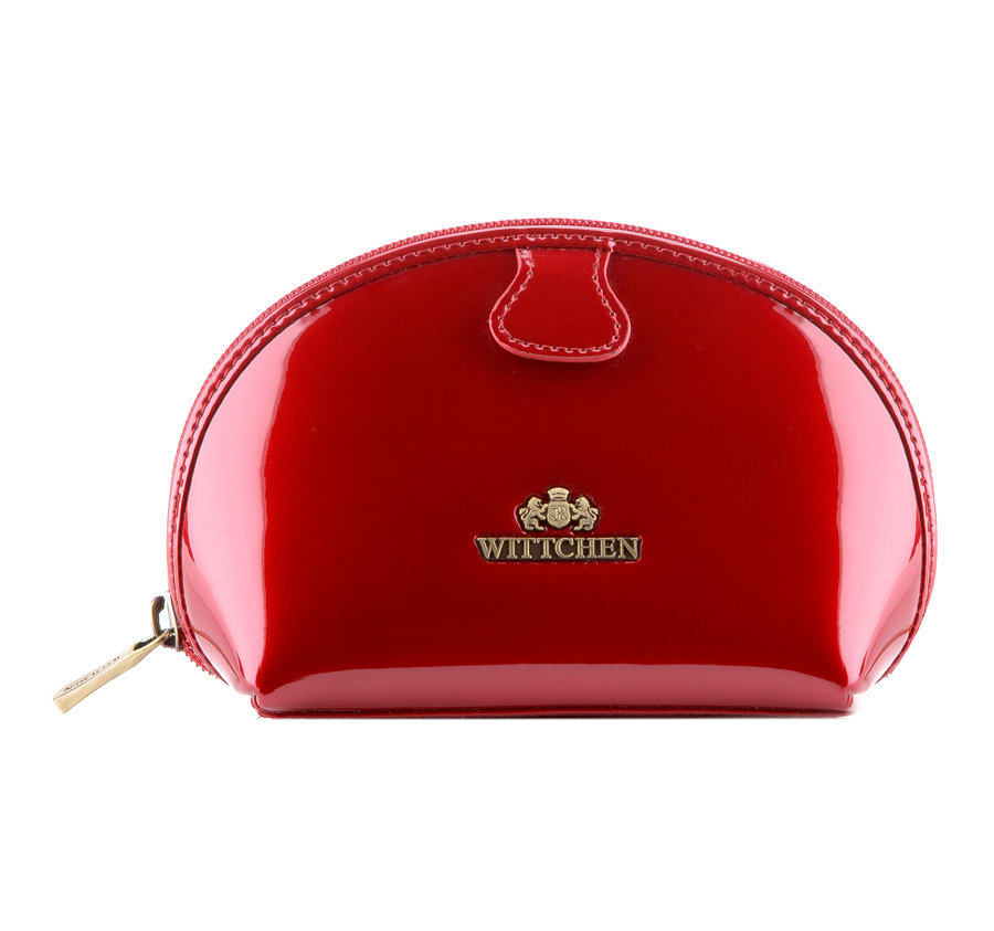 Wittchen Kosmetyczka damska czerwona 8Y38AH 8Y38AH SAM  one size