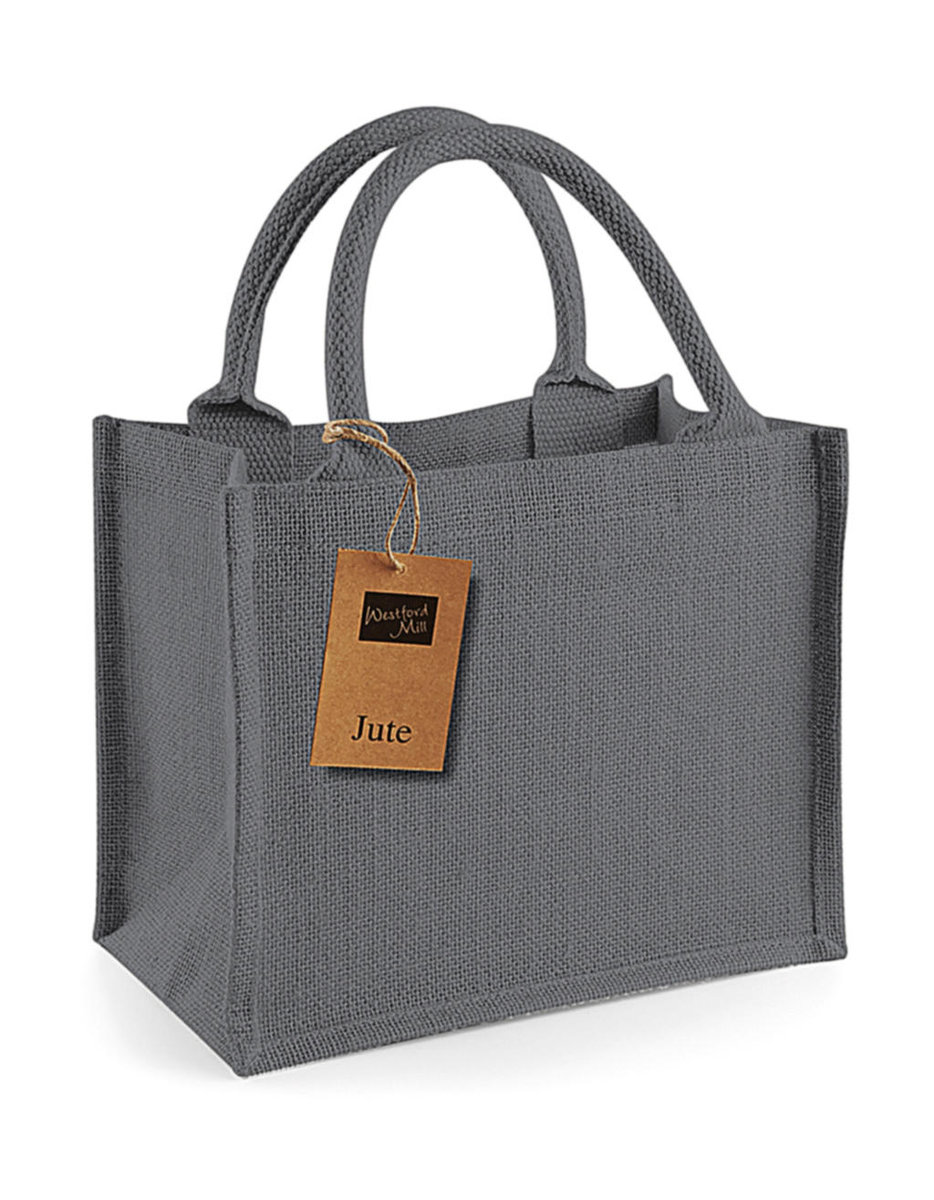 Torba z juty, Mini Westford Mill 61228, One Size Graphite Grey/Graphite Grey