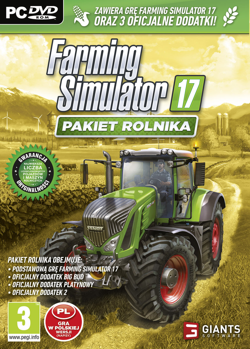Farming Simulator 17 Pakiet Rolnika GRA PC