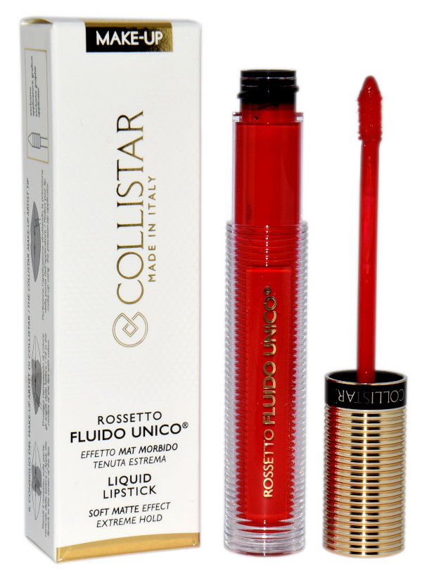Collistar, Unique Fluid Lipstick, pomadka w płynie 10 Unique Red Mat, 5 ml
