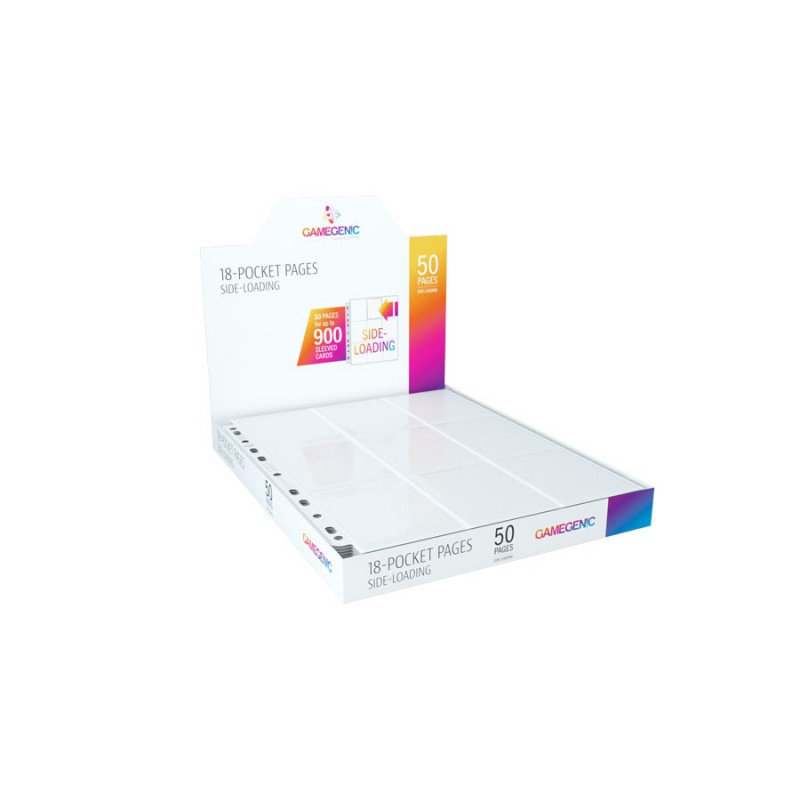 Gamegenic:18-Pocket Pages Sideloading-White(50szt)