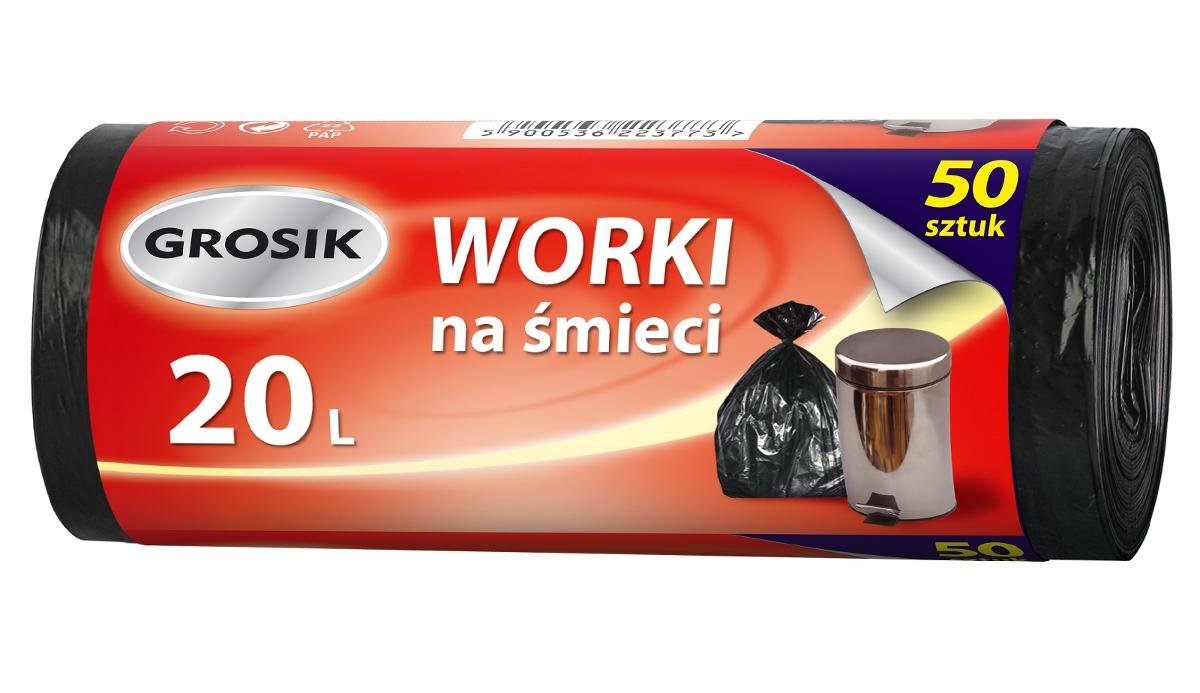 Grosik worki na odpady HD 20L/50szt.