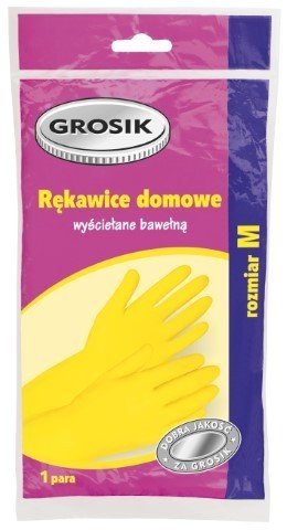 Grosik Grosik rękawice gumowe Domowe rozm. M