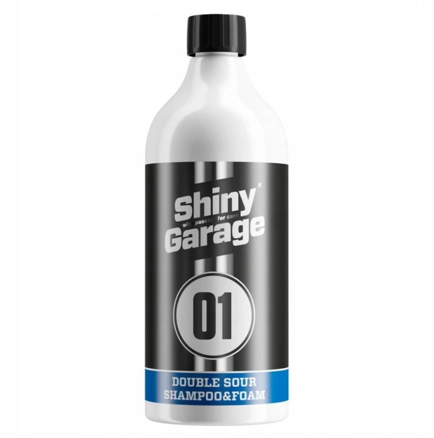 Shiny Garage Double Sour Shampoo & Foam kwaśny szampon i piana aktywna w jednym, 2 w 1 1L Shi000181