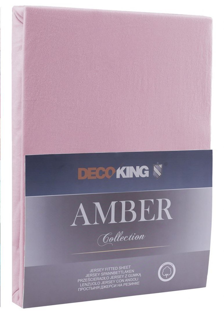 DecoKing Jersey/AMBER/OLDLILAC/100-120x200+30