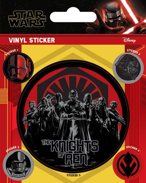 Star Wars: The Rise of Skywalker The Knights Of Ren - naklejki 10x12,5 cm