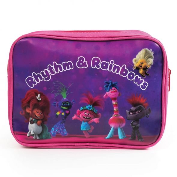 Trolls World Tour Rhythm i Rainbows Sequin - piórnik cekinowy 22x15x5 cm