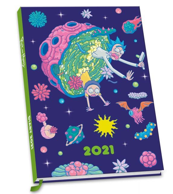 Rick And Morty - dziennik A5 kalendarz na 2021 rok