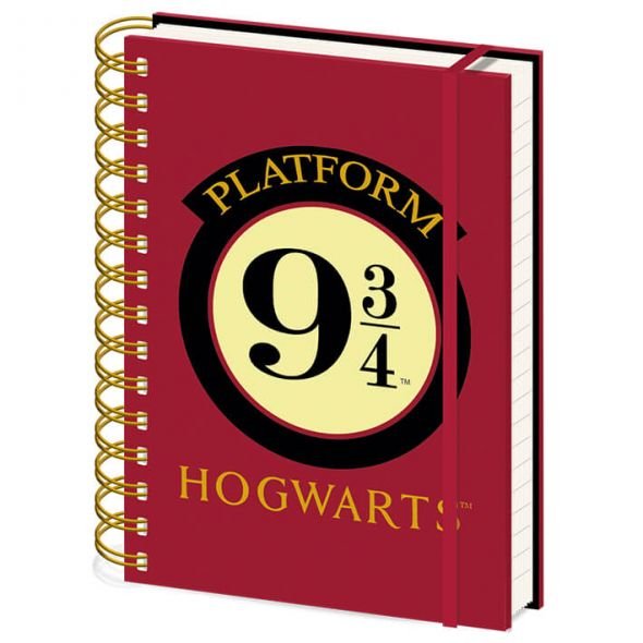 Harry Potter Peron 9 3/4 - notes A5 14,8x21 cm