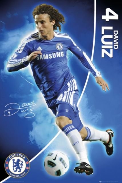 GBeye Chelsea Londyn David Luiz 11/12 - plakat SP0797