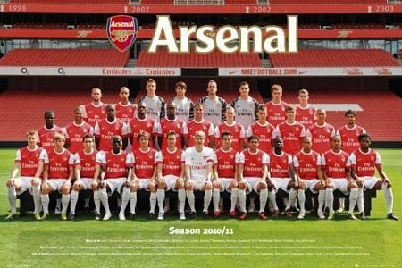 GBeye Arsenal Team Photo 10/11 - plakat SP0685