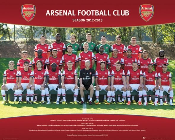 GBeye Arsenal Team Photo 12/13 - plakat MP1491