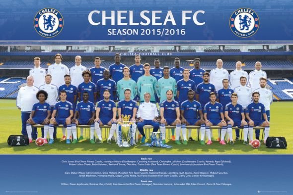 GBeye Chelsea FC - Drużyna 15/16 - plakat SP1315