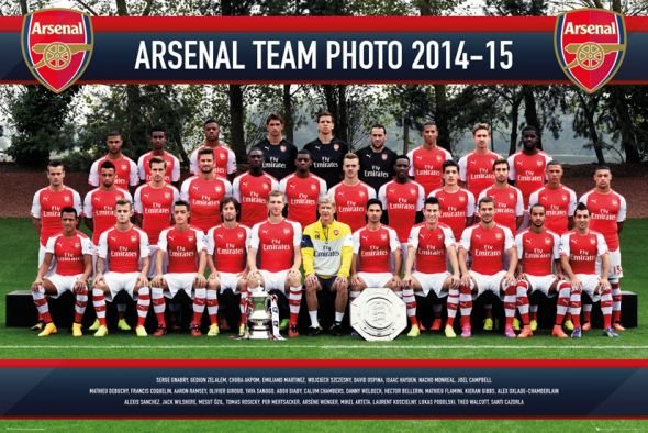 GBeye Arsenal Londyn Zdjęcie Drużynowe 14/15 Plakat SP1173