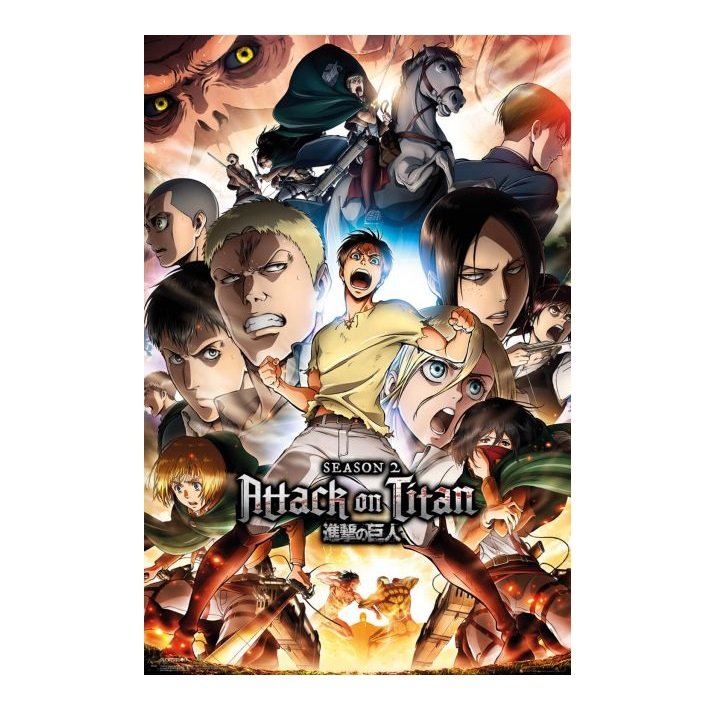GBeye Attack On Titan Season 2 Collage - plakat 61x91,5 FP4530