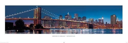 Reinders New York (Brooklyn bridge) - plakat HRJ16085