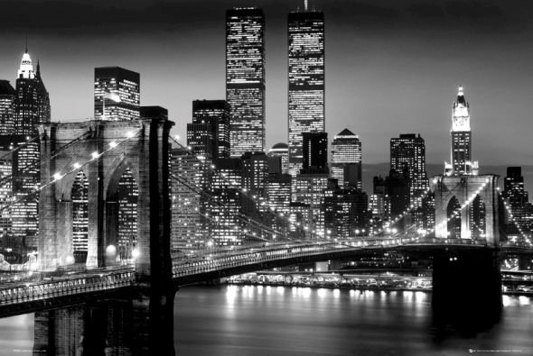 GBeye New York (Manhattan nocą) - plakat PH0303