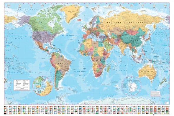 GBeye World Map - plakat GN0214