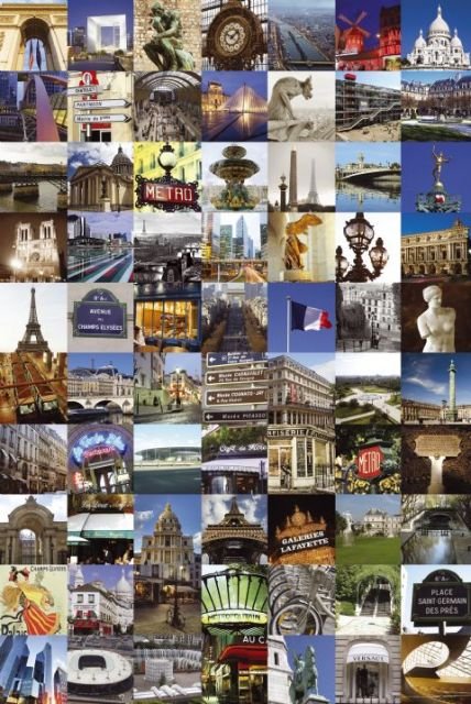 GBeye Paris Collage - plakat PH0404