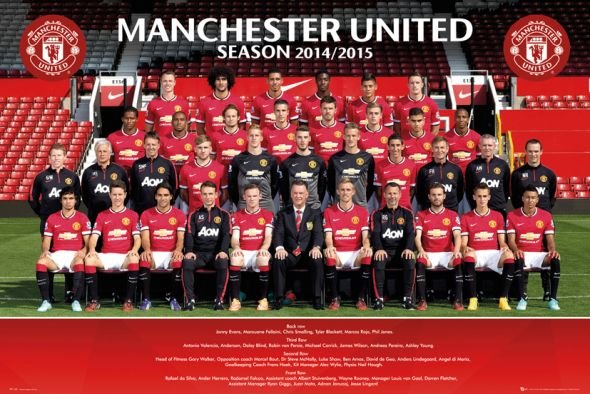 GBeye Manchester United Zdjęcie Drużynowe 14/15 Plakat MP1734
