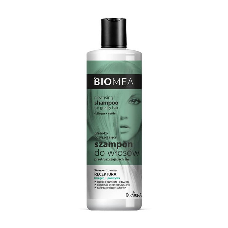 Biomea BIOMEA Szampon oczyszczający do włosów przetłuszczających się 400ml