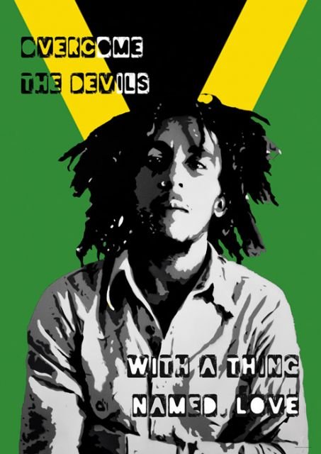 GBeye Bob Marley - Collage - plakat LP1969