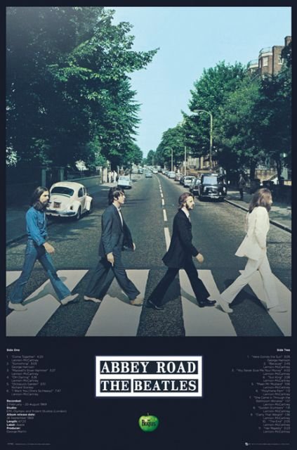 GBeye The Beatles - Abbey Road - plakat LP1982