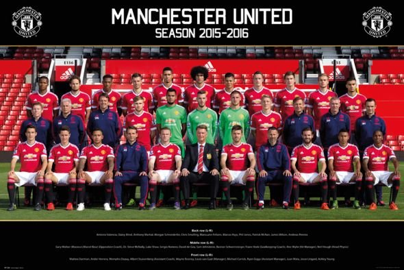GBeye Manchester United - Drużyna 15/16 - plakat SP1326