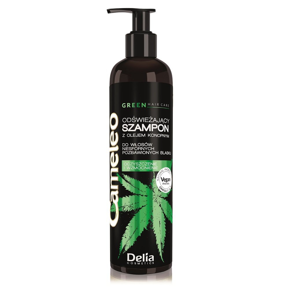 Delia Cameleo GREEN Odświeżający szampon z olejem konopnym 250ml