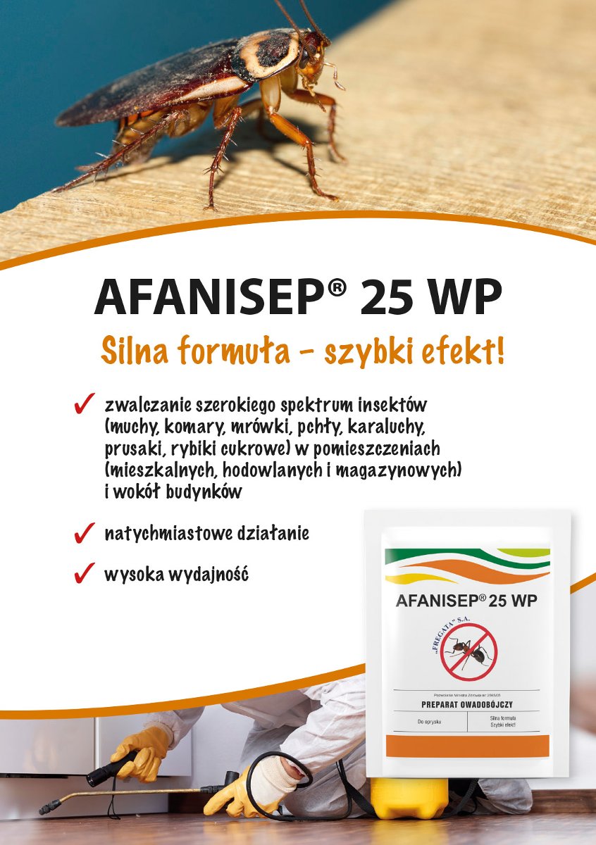 Trutka na mrówki karaluchy Afanisep oprysk 25g 241313_FREGATA