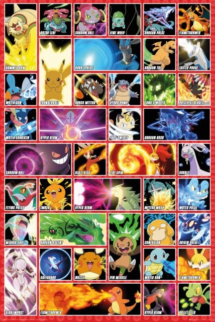 GBeye Pokemon - Postacie - plakat FP4273