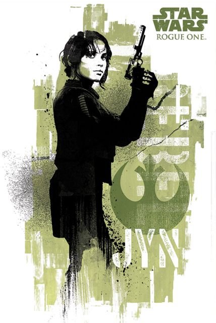 Pyramid Posters Star Wars Łotr 1 (Jyn Grunge) - plakat 61x91,5 PP33938