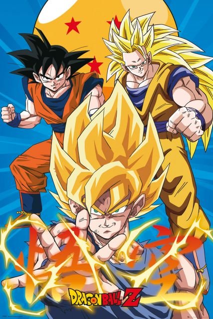 GBeye Dragon Ball Z Songo Goku Super Saiyanin - plakat 61x91,5 FP4327