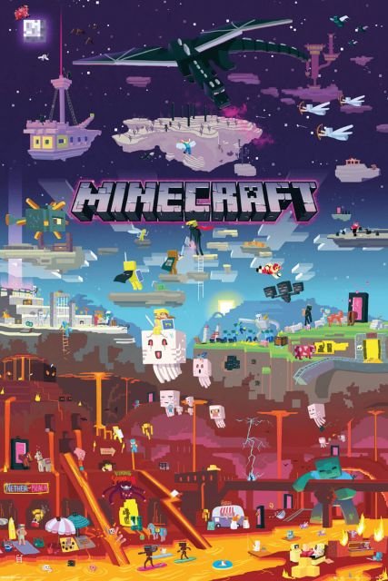 GBeye Minecraft World Beyond - plakat z gry 61x91,5 FP4521