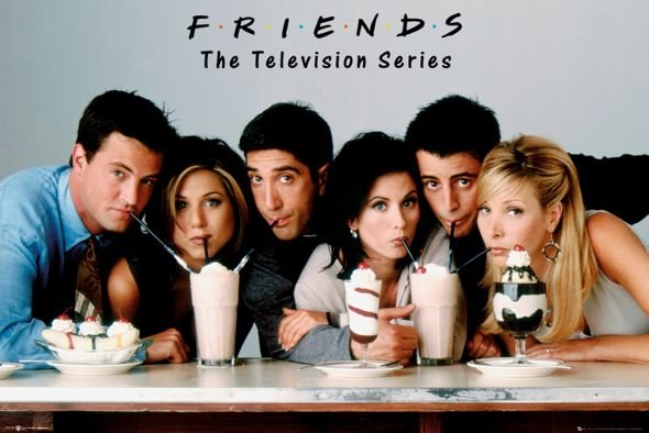 Friends Milkshake - plakat z serialu 91,5x61 cm