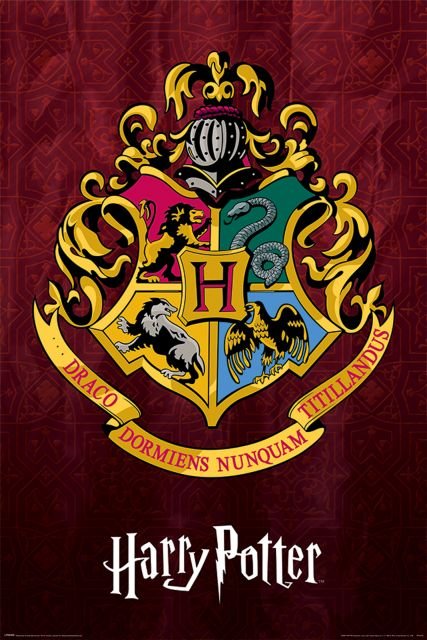 Pyramid Posters Harry Potter Hogwarts School Crest - plakat PP34341