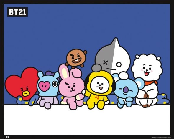 BT21 Group - plakat 50x40 cm