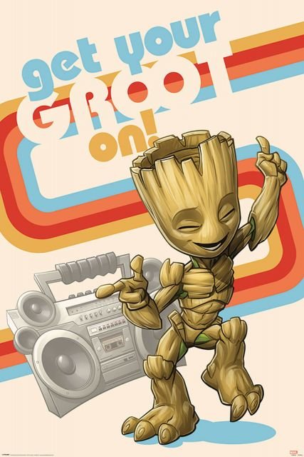 Strażnicy Galaktyki Get Your Groot On - plakat 61x91,5 cm