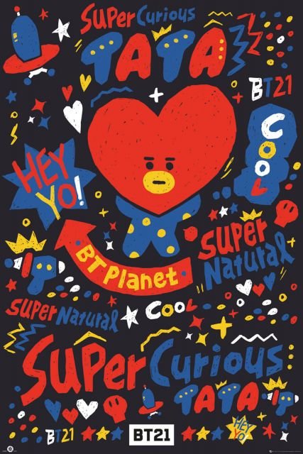 BT21 Tata - plakat 61x91,5 cm