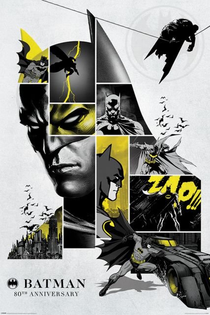 Batman 80th Anniversary - plakat 61x91,5 cm
