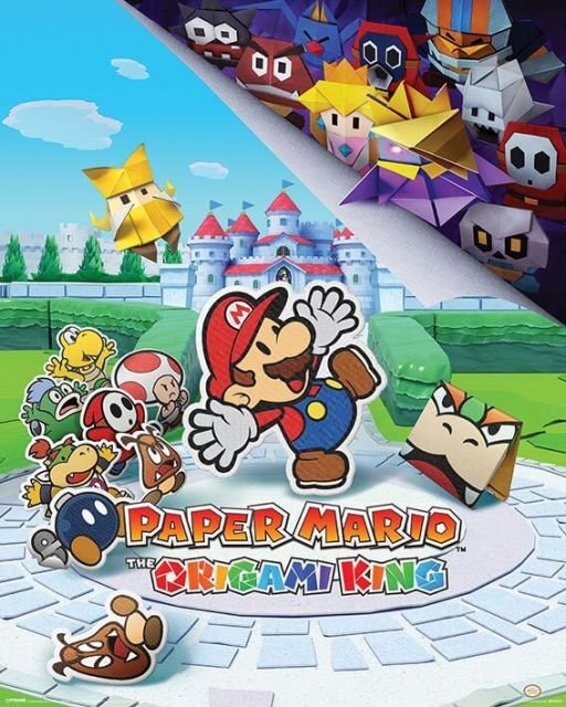 Paper Mario The Origami King - plakat 40x50 cm
