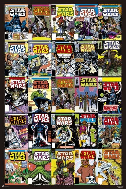 Grupo Erik Editores grupo Erik editores stron tytułowych gpe4772  plakat Star Wars Comic, 61 x 91,5 cm GPE4772