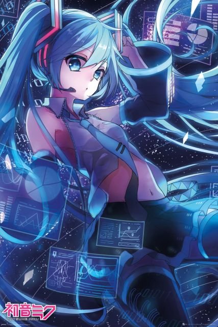 Hatsune Miku Screen - plakat 61x91,5 cm