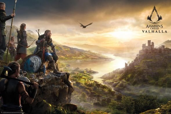 WEBHIDDENBRAND Plakat Assassins Creed Valhalla Vista