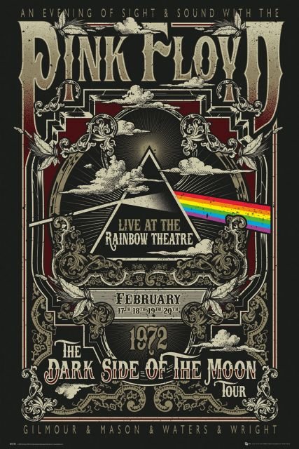 GBeye Pink Floyd: Rainbow Theatre - plakat 61x91,5 LP2109