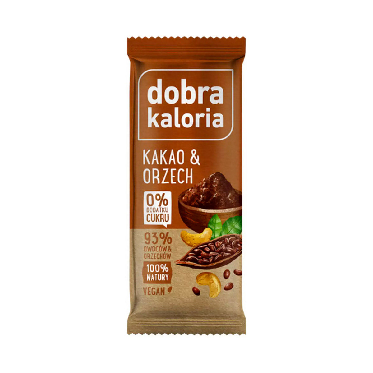 Dobra Kaloria Kubara/Ekoprodukt Baton owocowy Kakao&Orzech 35g