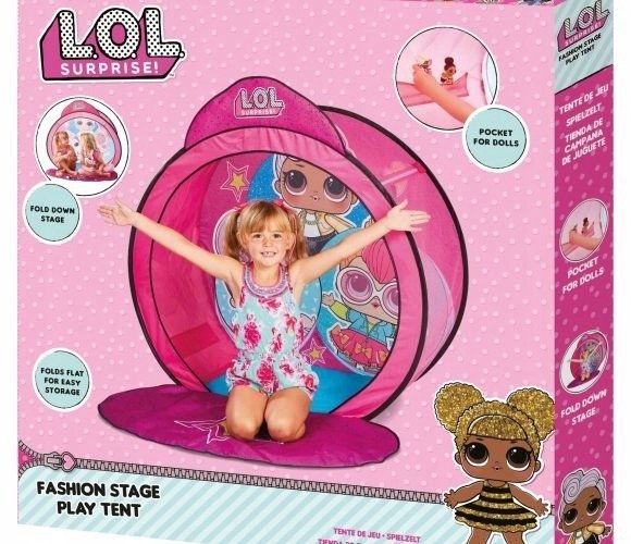 LOL Suprise 167LSP L.O.L. Namiot do zabawy surprise pop-up i nowoczesne krzesła, różowy